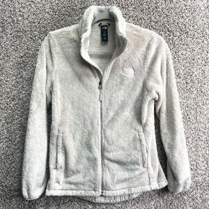 The North Face Jacket Women’s Small Osito Off White Ivory Fleece Zip Up